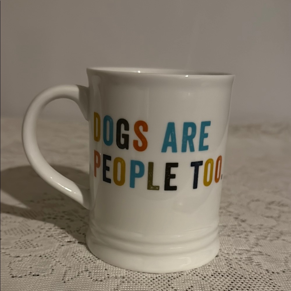 White Ceramic Dog Mug